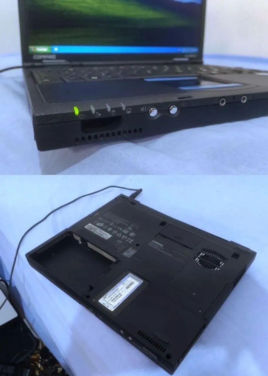 Notebook Antigo Compaq N610c WinXP Radeon 7500, perfeito para games retro - Foto 5