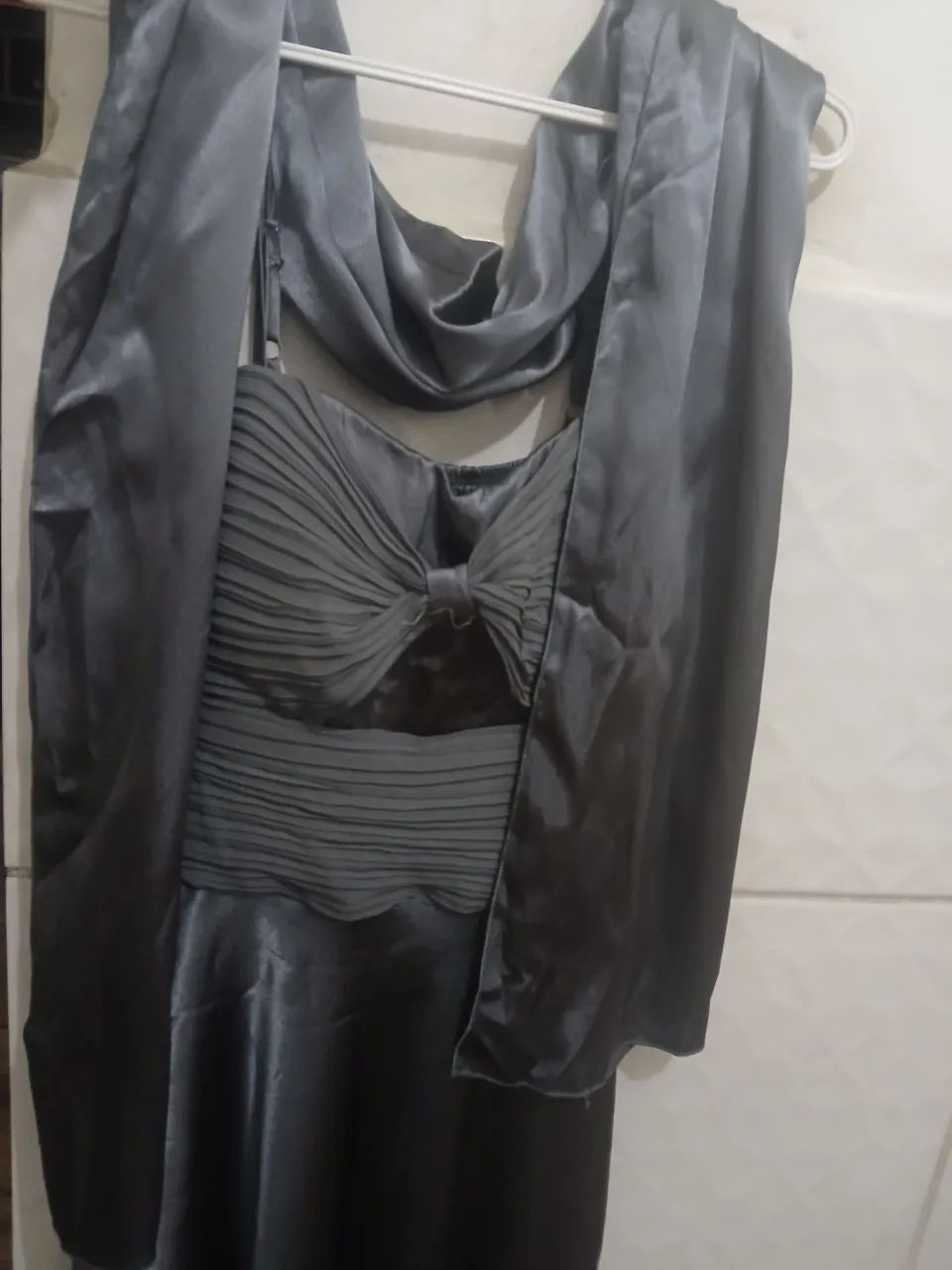 Vestido cinza chumbo  - Foto 4