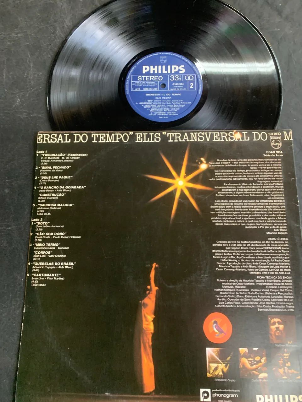 ELIS REGINA, transversal do tempo, em vinil  - Foto 3