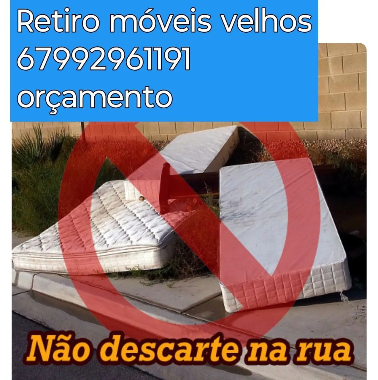 Sofá velho descartes entulho de móveis velhos  - Foto 4