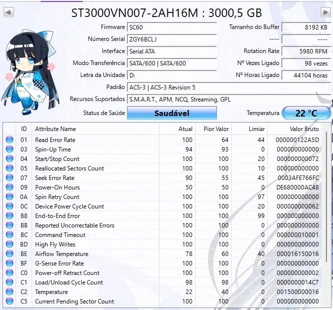 HD 3TB SEAGATE PC/SERVE/DVR - Foto 2
