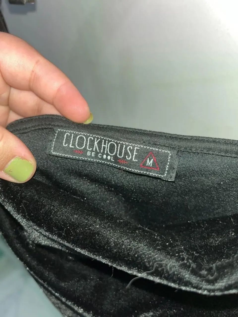 Conjunto de Veludo Preto C&A - Foto 3