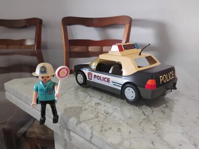 carrinhos playmobil bombeiros e policia - Foto 3