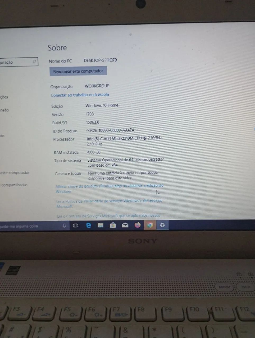  Notebook VAIO Intel Core i3 (Fininho / Formatado) - Pronto para Uso - Foto 3