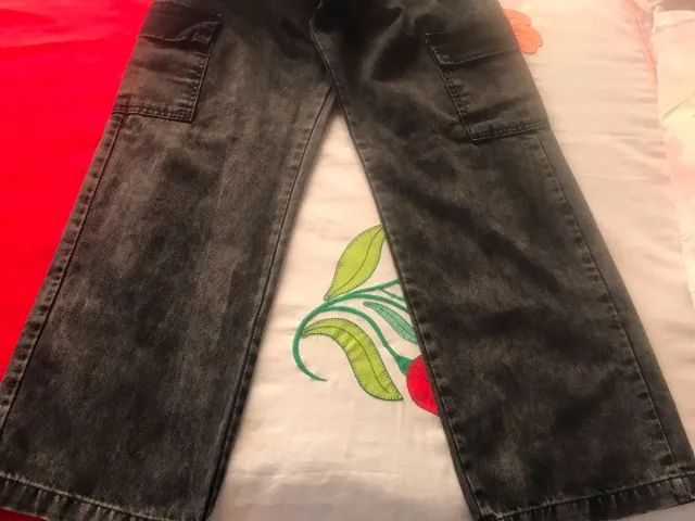 Calça Cargo jeans - Foto 3