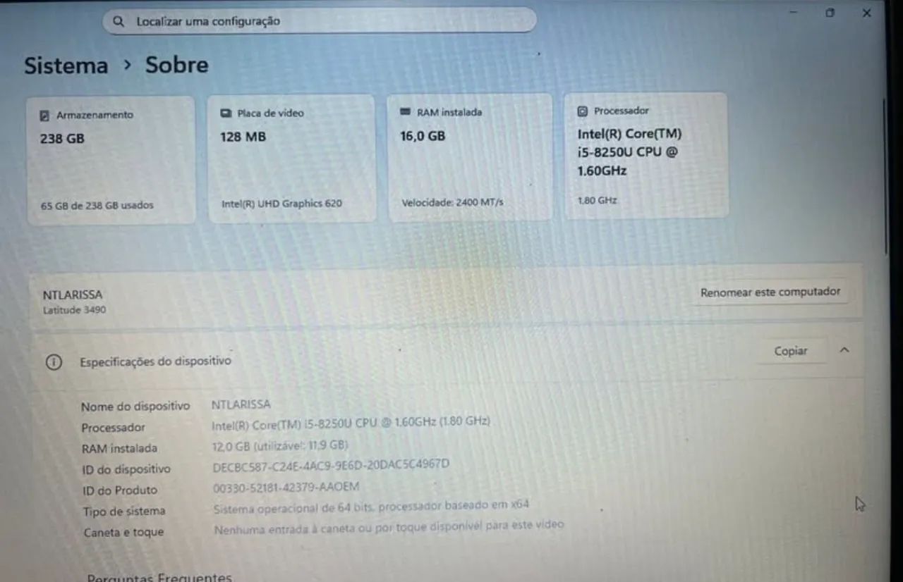 [VENDO] Notebook Dell Latitude 3490 - Foto 6