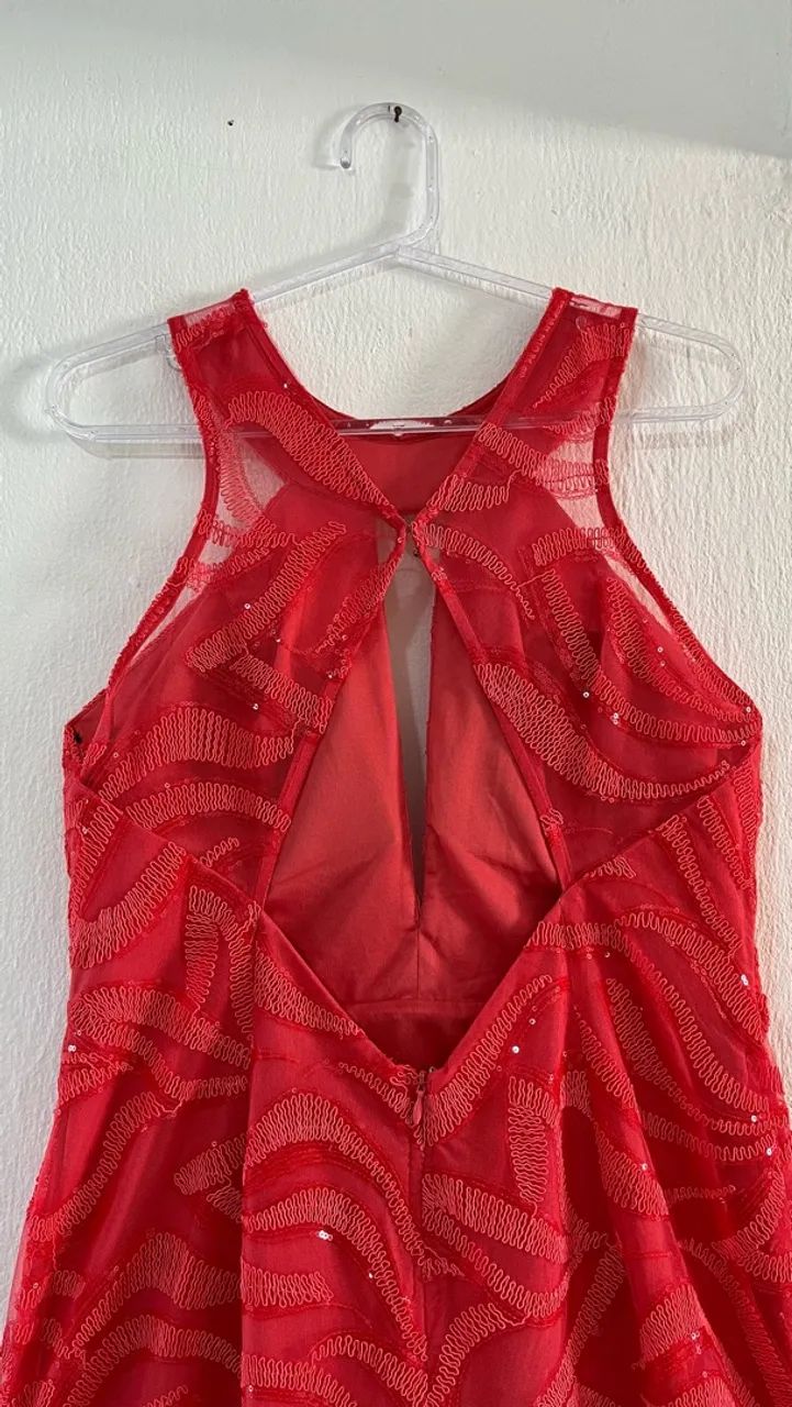 Vestido laranja bordado  - Foto 2