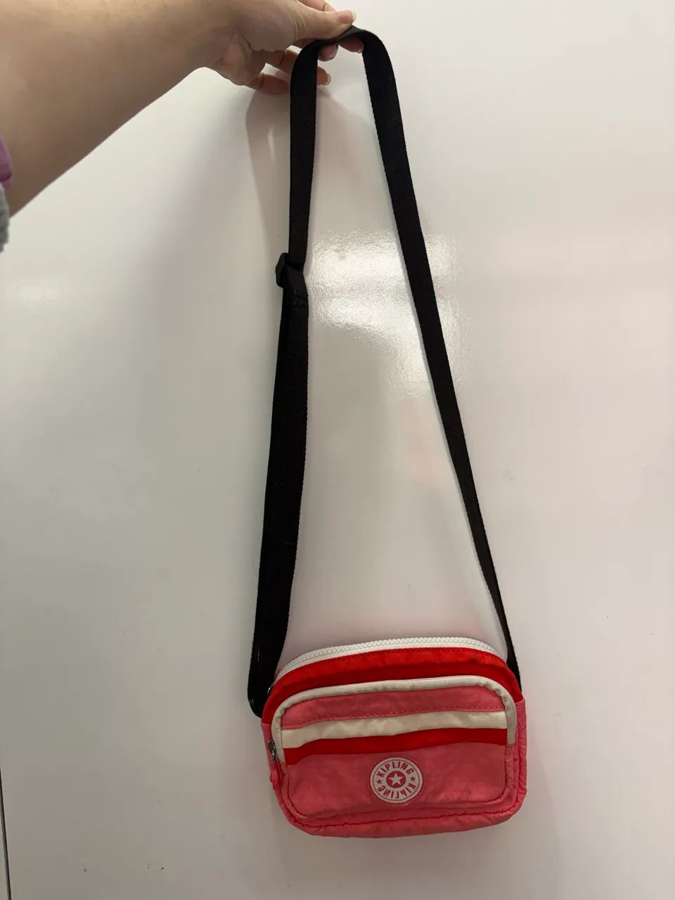 bolsa transversal kipling sisko rosa - Foto 2