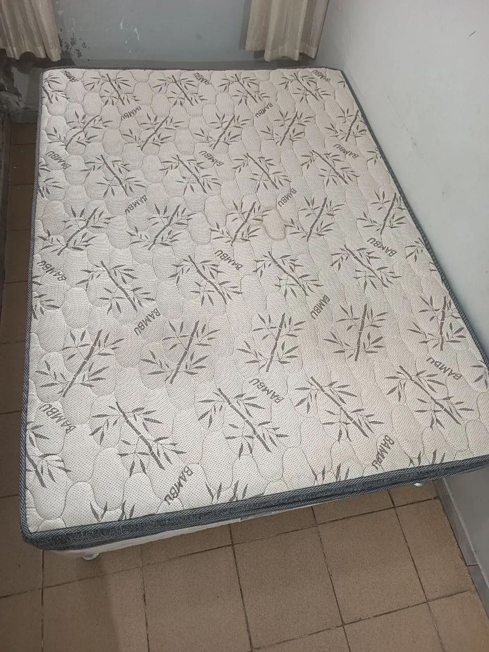 Cama BOX Ortobom mais colchão de Bambu - Foto 3