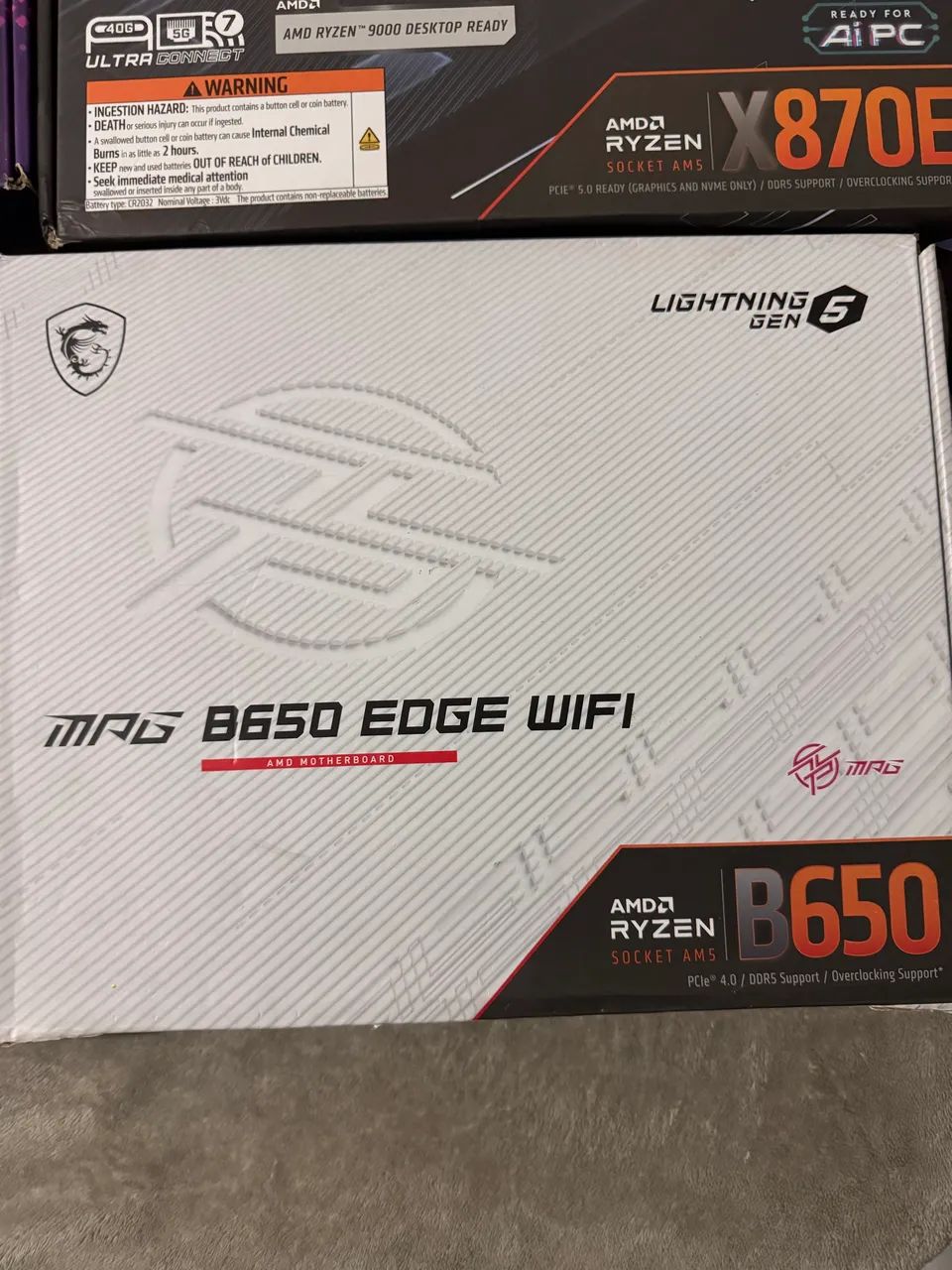 Placa mães topo de linha am5 e intel z690, x870 e b650 - Foto 2