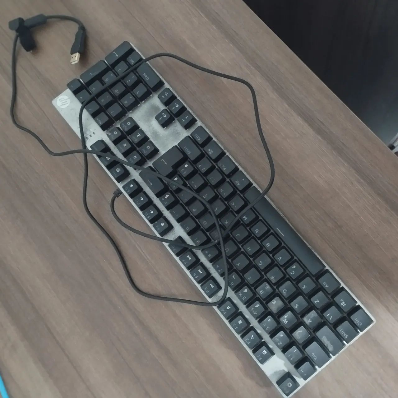 Teclado Mecânico Gamer HP USB - Foto 2
