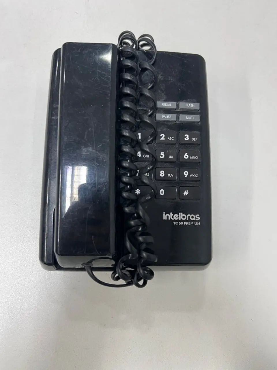 Telefone Fixo Intelbras TC 50 Premium Preto - Funcionando