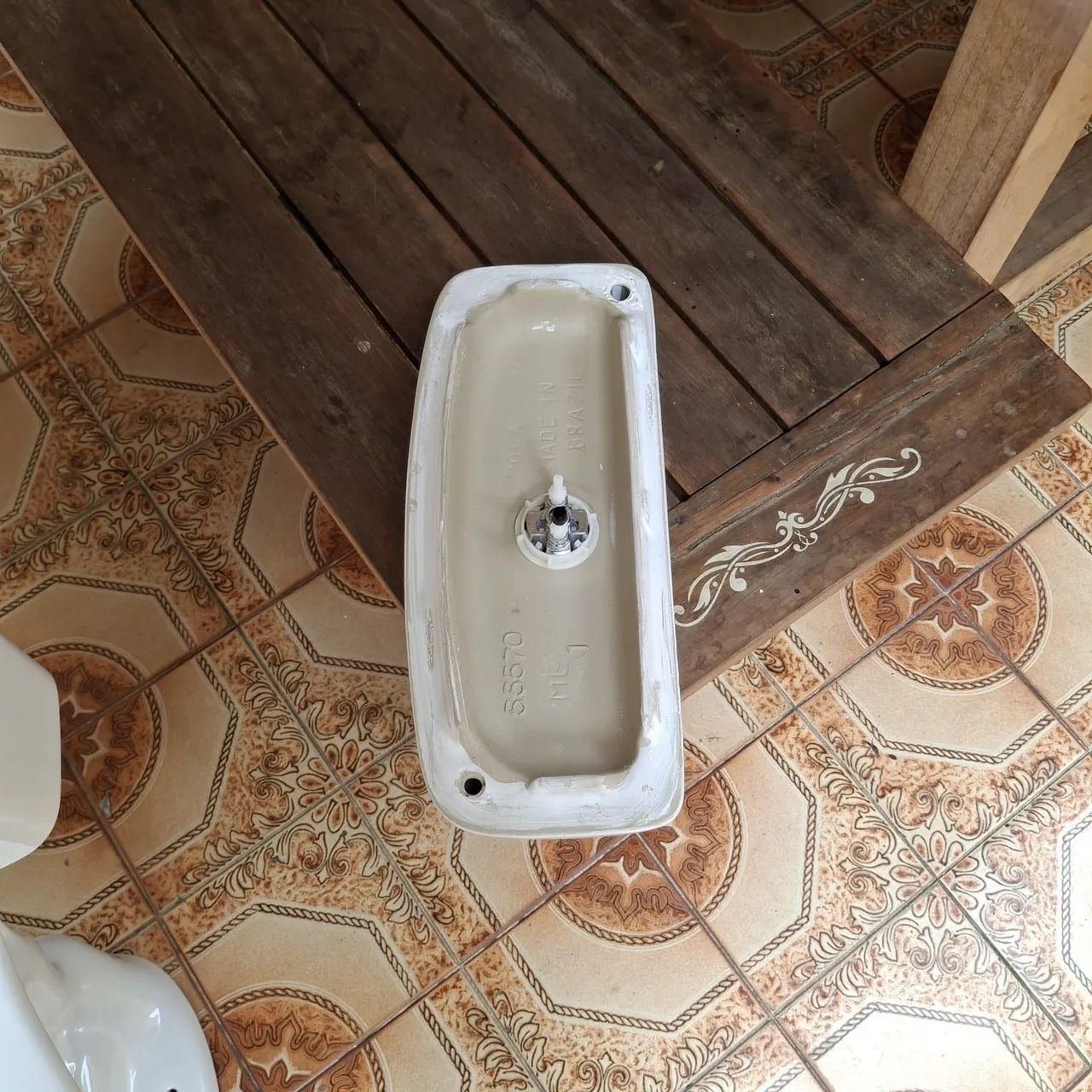 Kit Vaso Sanitário com Caixa Acoplada, com kit descarga (semi novo) - Foto 4
