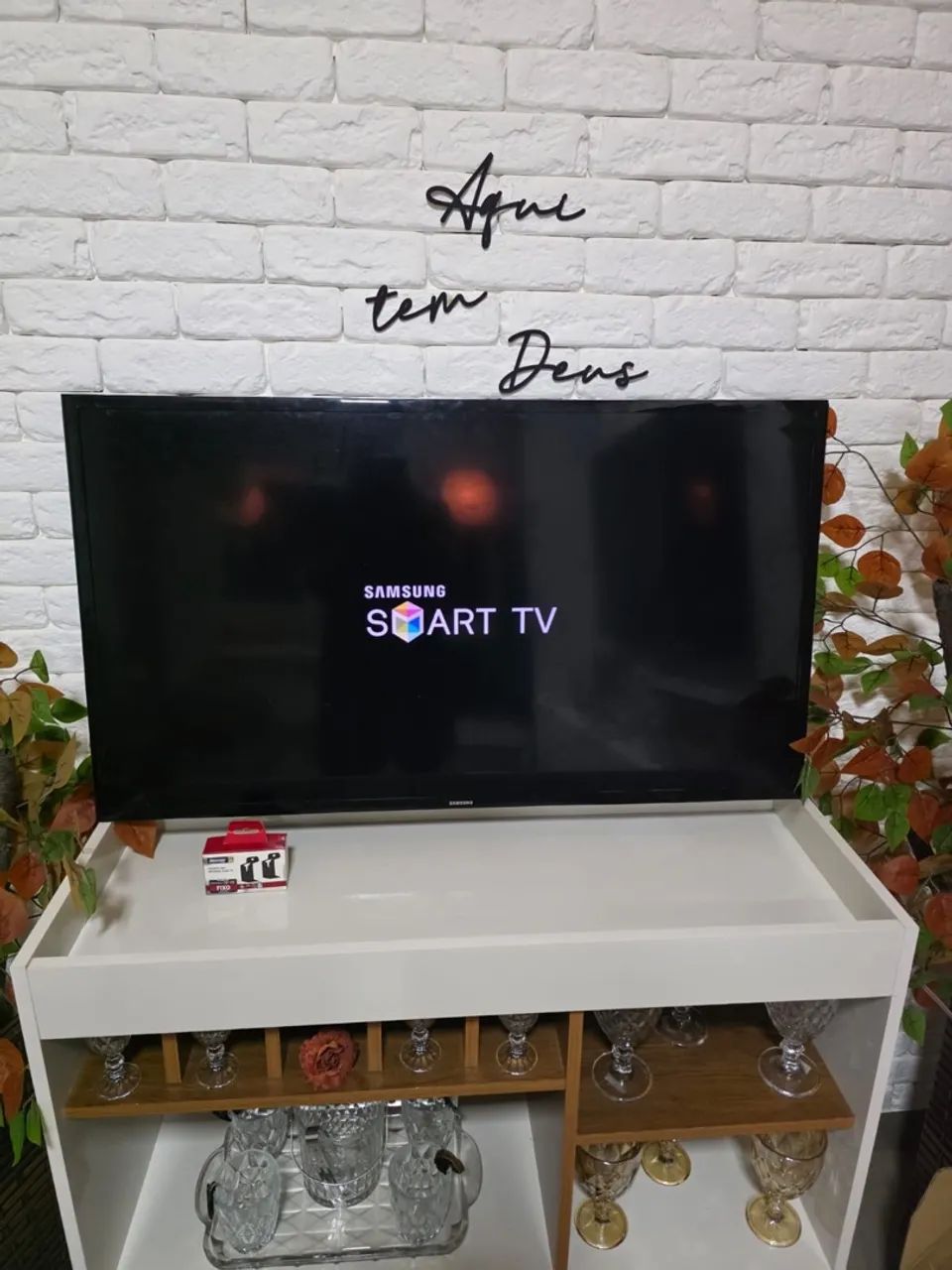 SMART TV SAMSUNG 40 POLEGADAS FUNCIONANDO PERFEITAMENTE - Foto 3