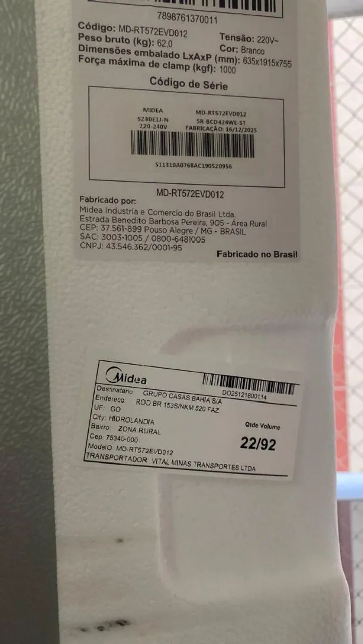 Refrigerador duplex 425L  - Foto 3