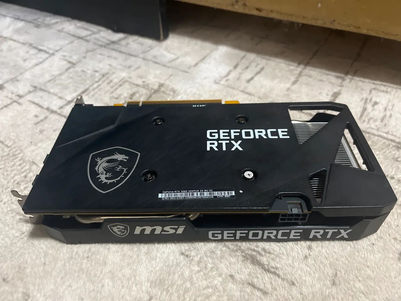 Placa de vídeo 3060 msi 8gb com problema de vram  - Foto 3