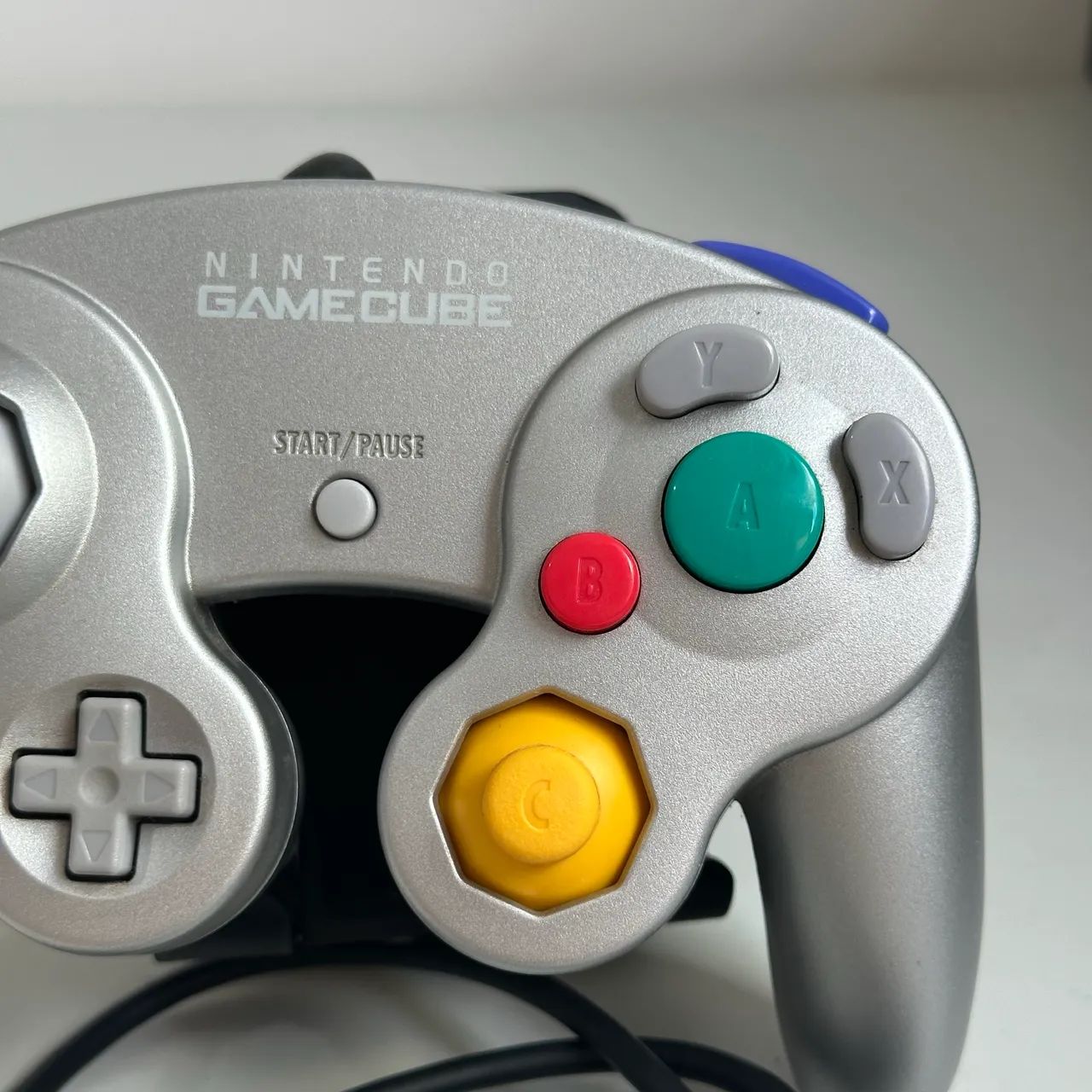 Controle Nintendo GameCube Platinum Prata Original Usado - Foto 2