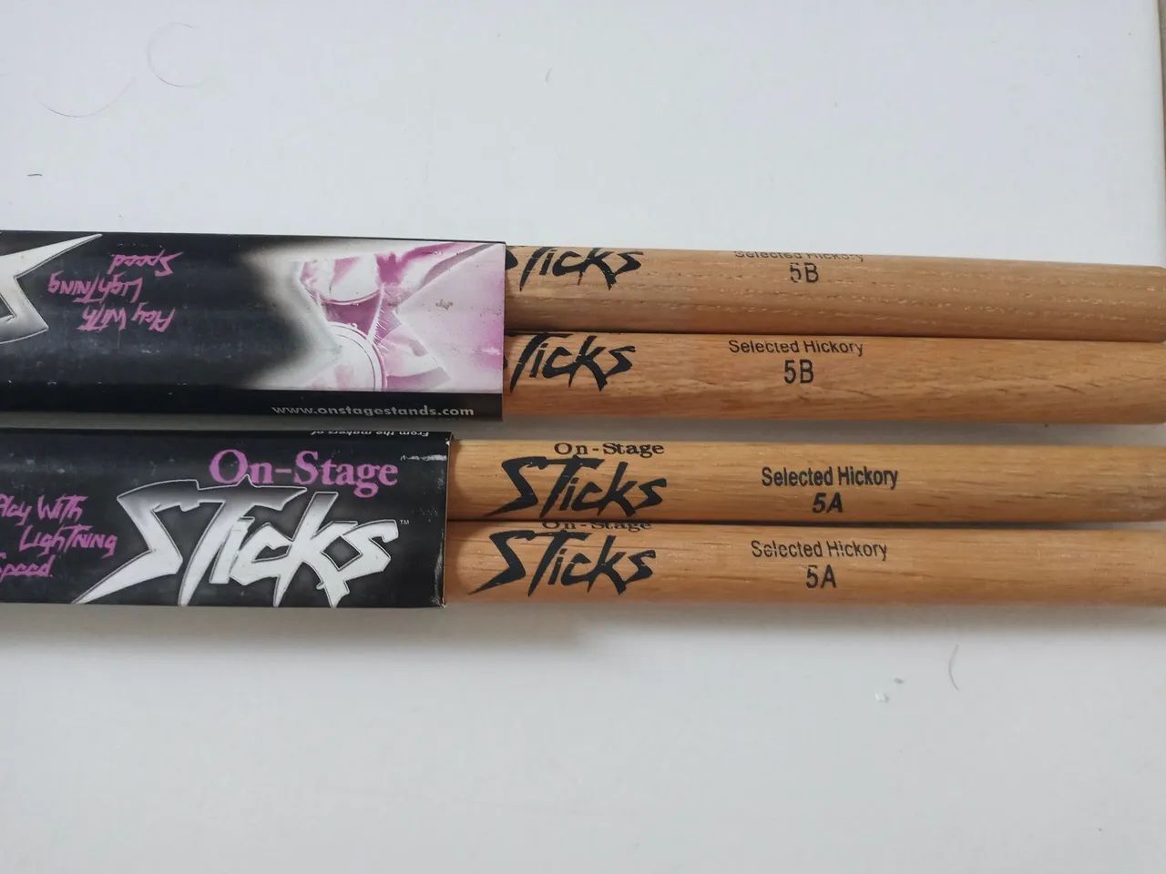 Baquetas on stage sticks hickory 