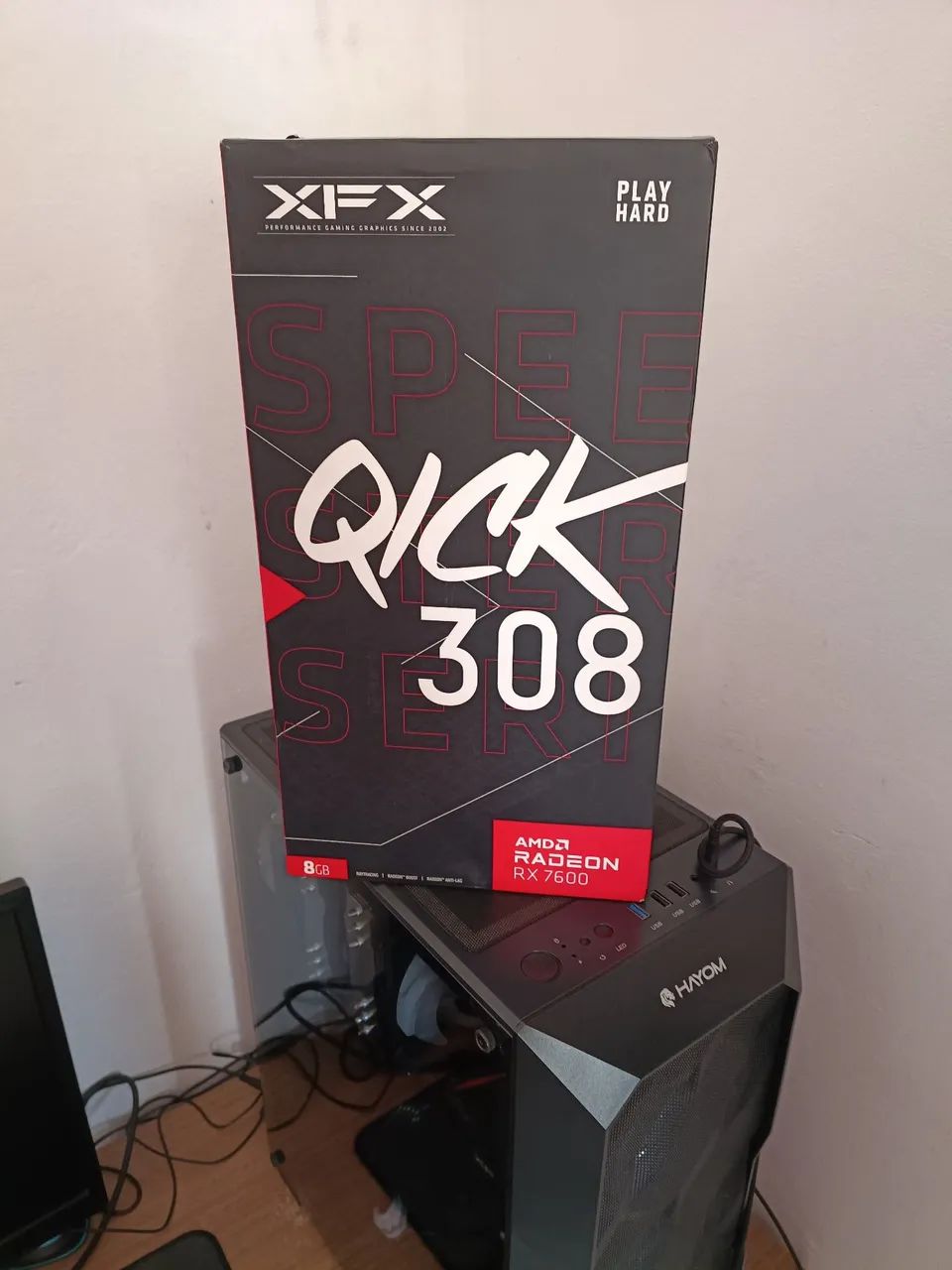 Rx 7600 8gb xfx 308 - Parcelo e entrego - Foto 2