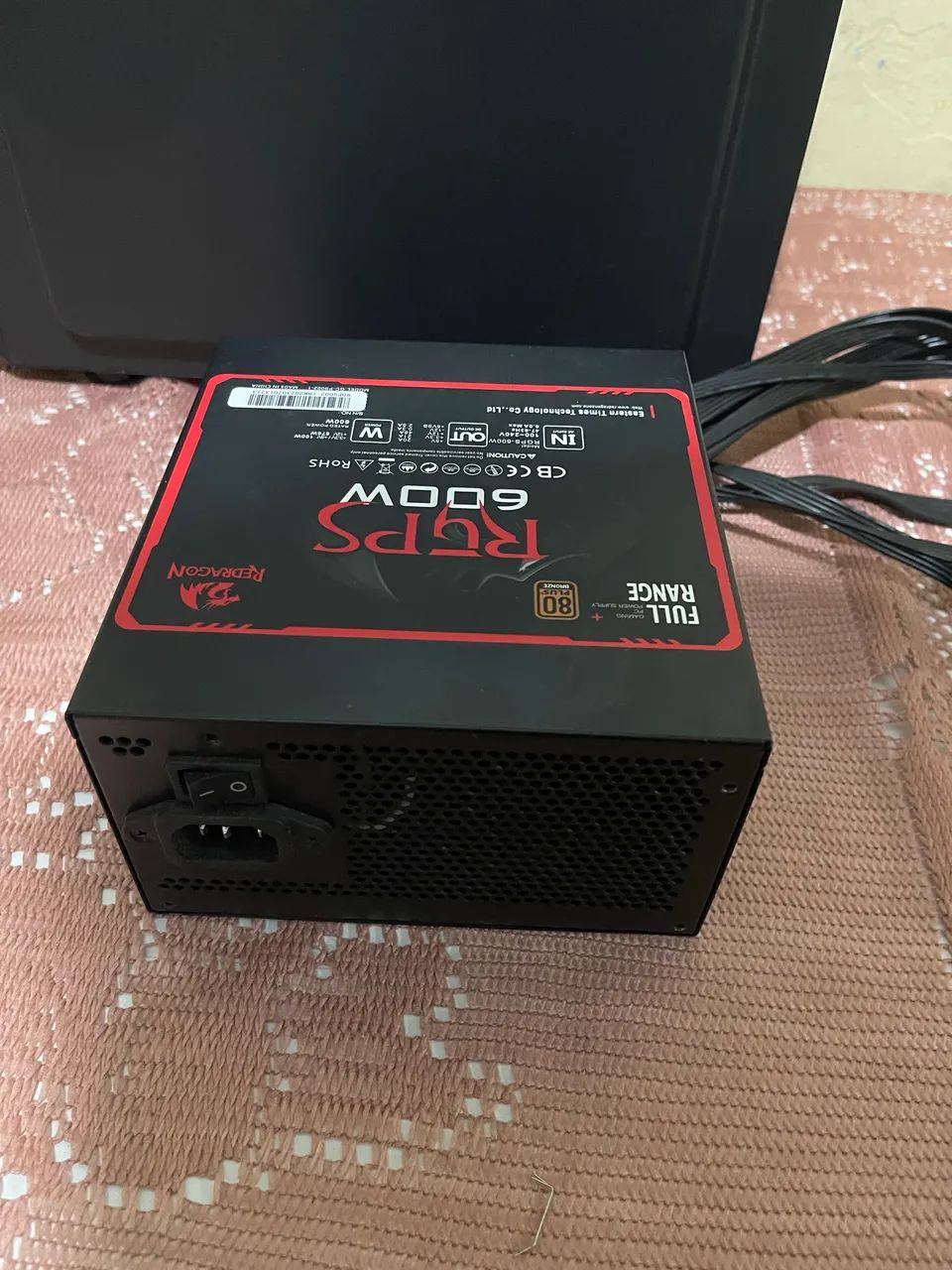 FONTE GAMER REDRAGON 600W - Foto 3