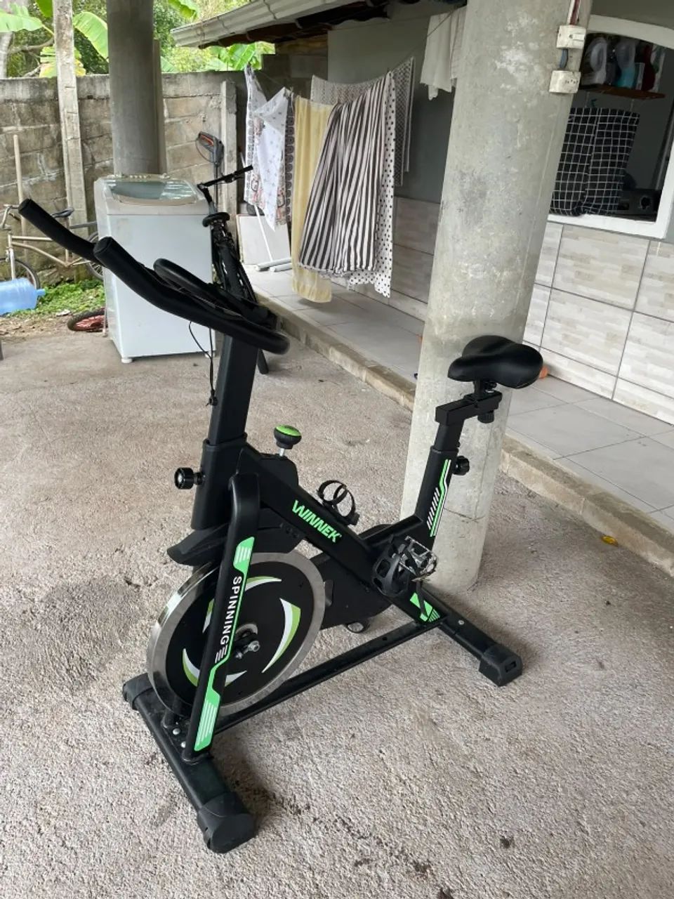 bicicleta ergometrica, pouco tempo de uso