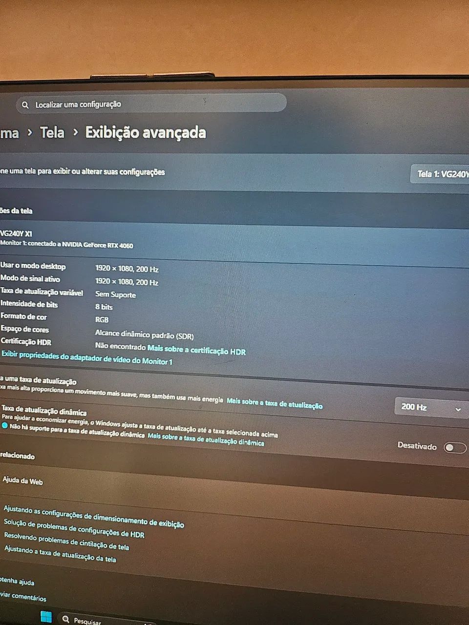 Monitor Acer Nitro 23.8" 200hz IPS 1ms - Foto 2