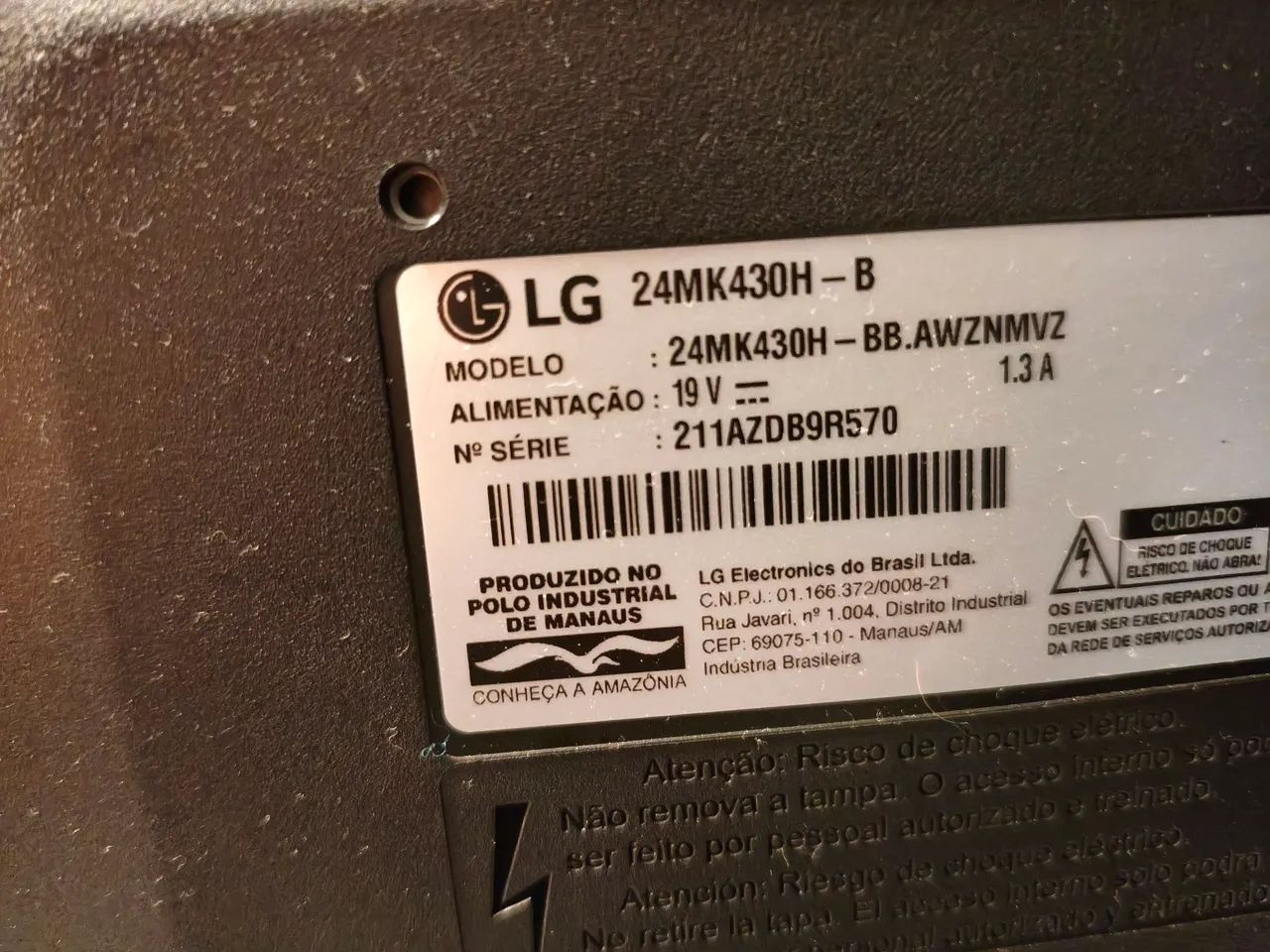 Monitor LG em ótimo estado. - Foto 2
