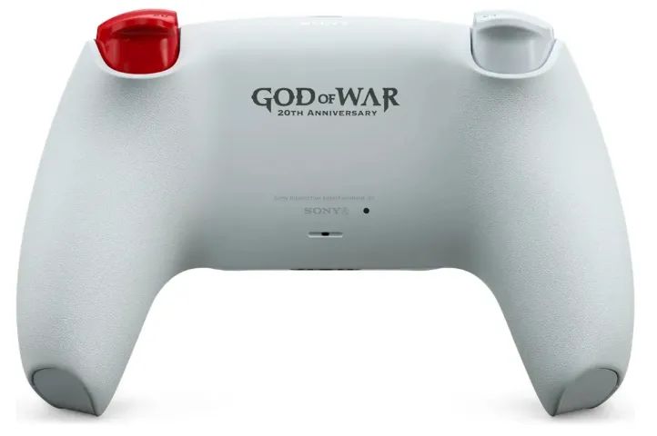 Controle Ps5 Sony Dualsense Edição Limitada God Of War Branco - Foto 2