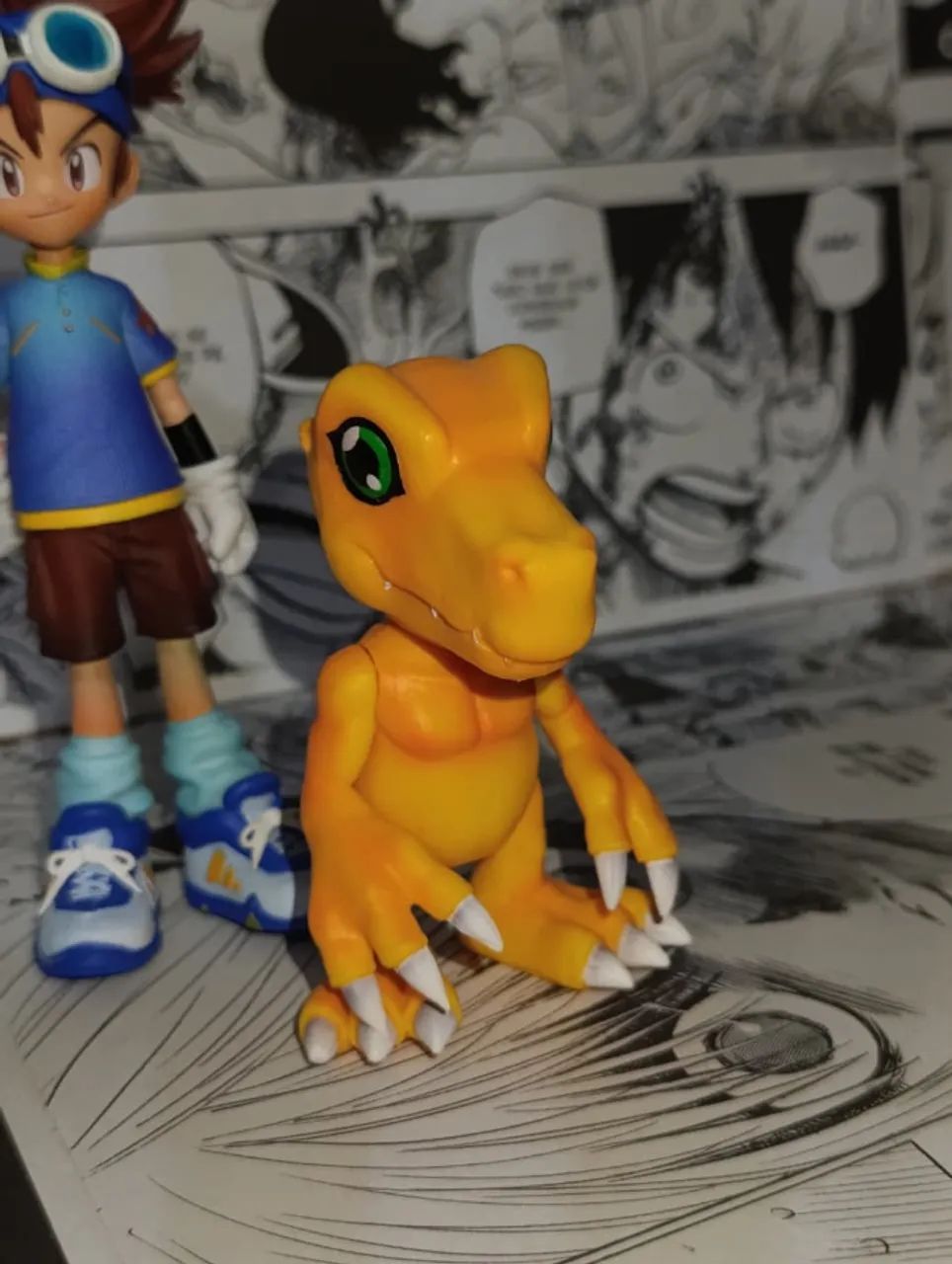 OPORTUNIDADE | Action Figures Tai Yagami e Agumon (Digimon) - Foto 3