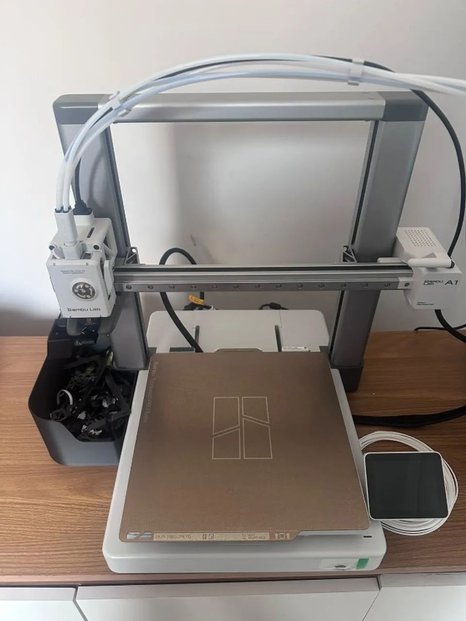  Impressora 3D Bambu Lab A1 + AMS Lite (Combo) usada - Foto 2