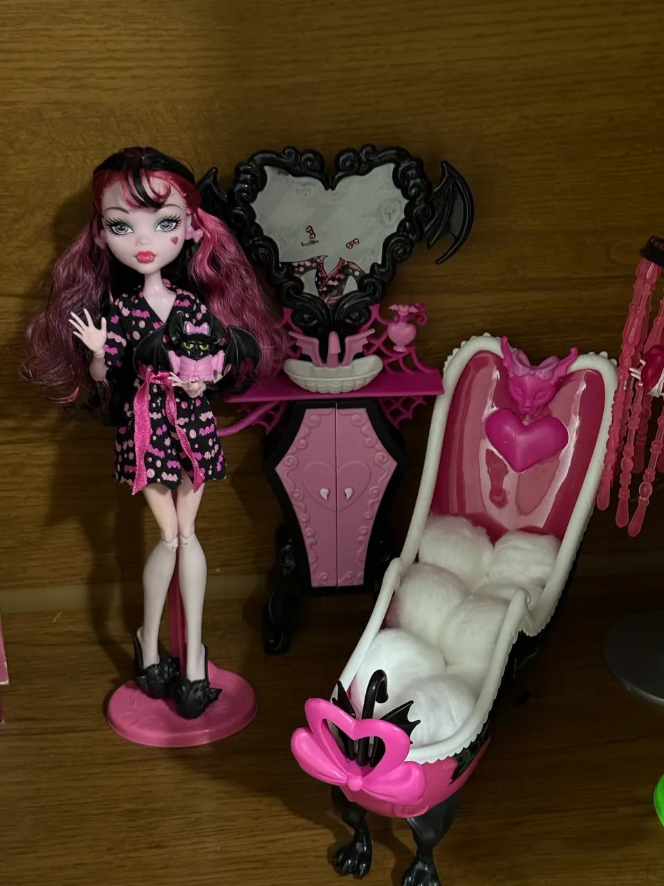 Draculaura g1 monster high Cleo de Nile lagoona câmera de hidratação  - Foto 2