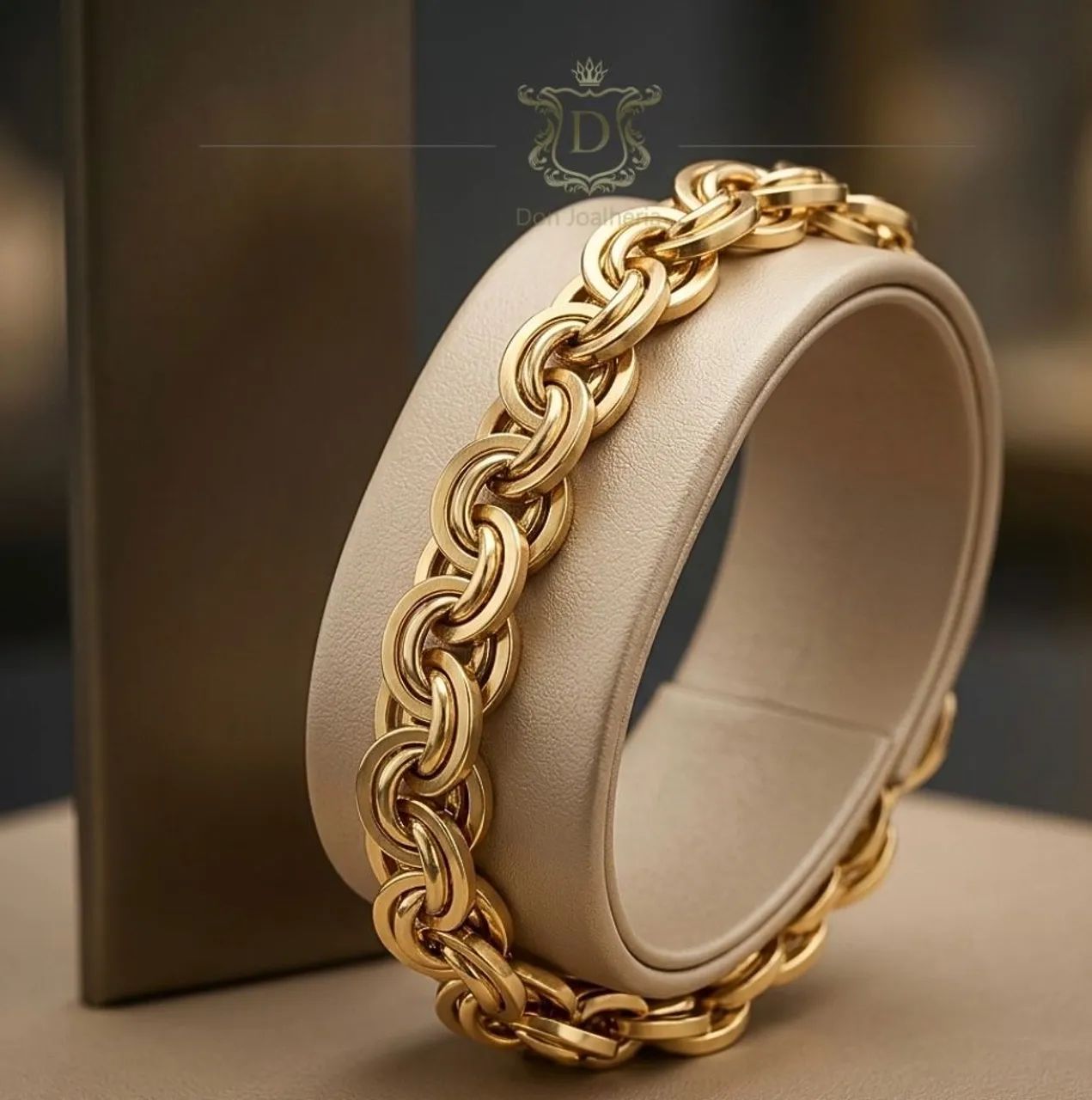 Pulseira Imperador em Ouro 18K 750