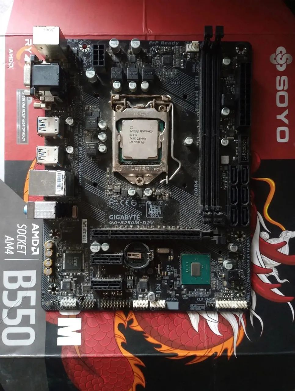 Placa mãe b250 + Pentium  - Foto 2