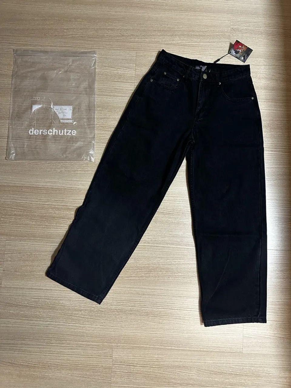 Calça jeans Derschutze bordada