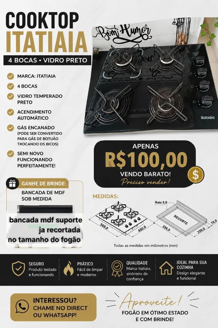 Fogão barato 