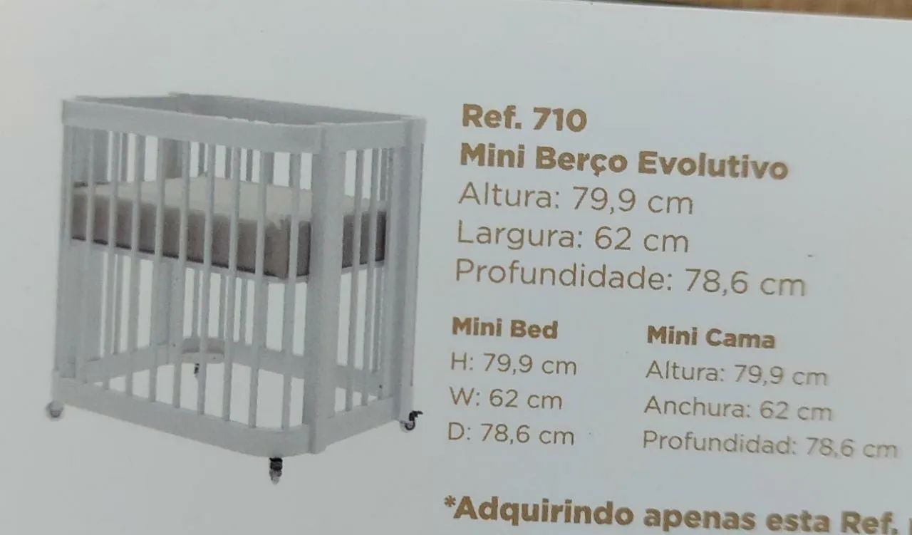 Berço 3 em 1  - Foto 2