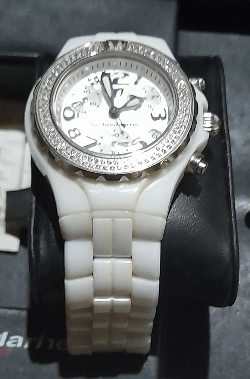 Relógio Technomarine Ceramic Branco - Foto 2