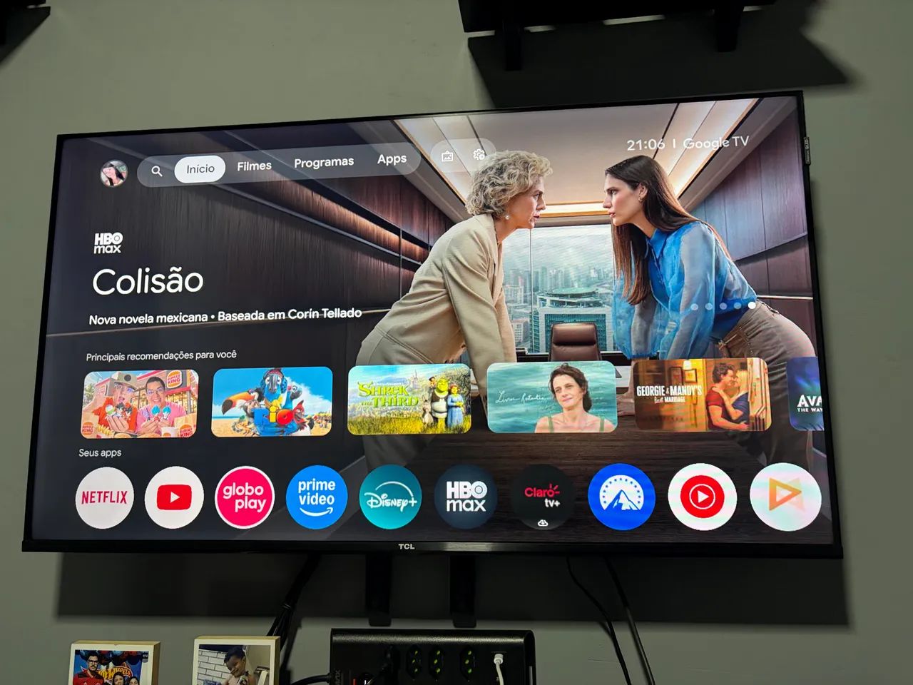 Tv TCL Qled 40pl 1 mês de uso - Foto 2