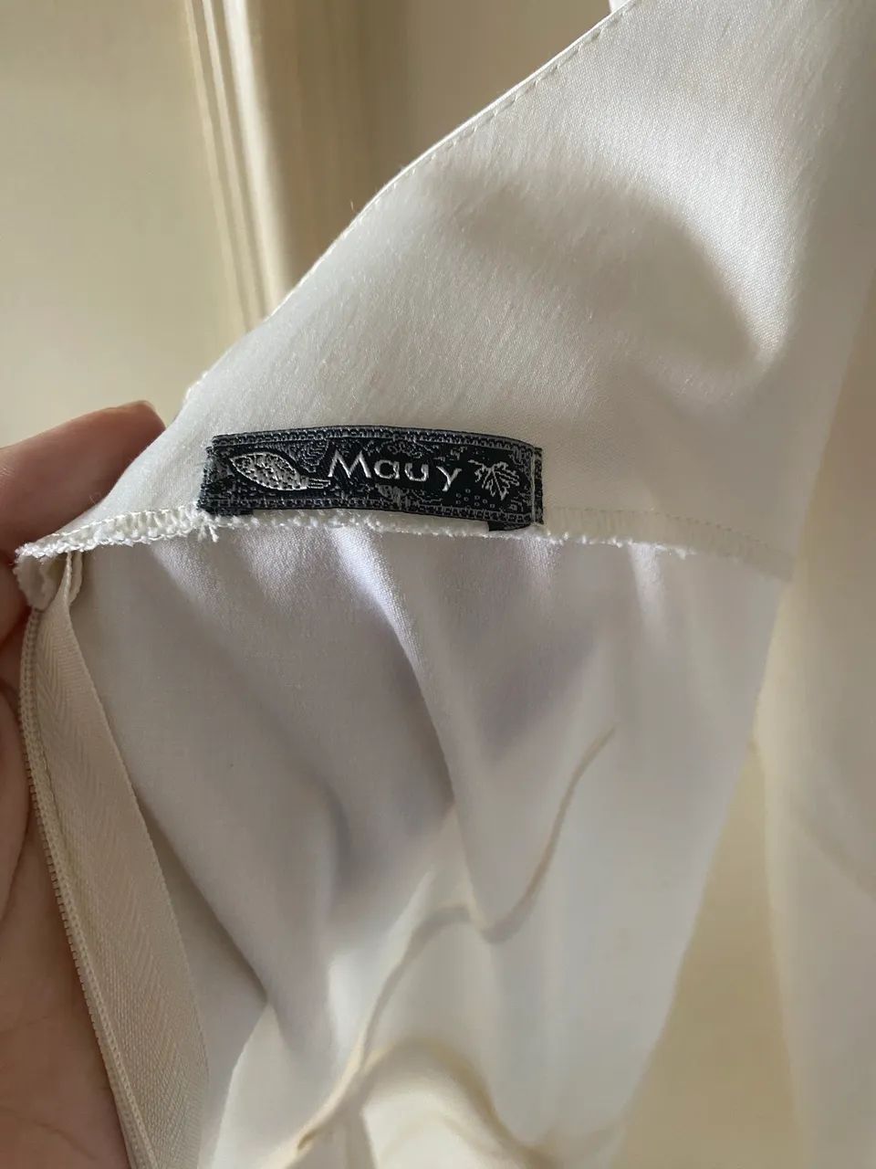vestido mauy branco p - Foto 4