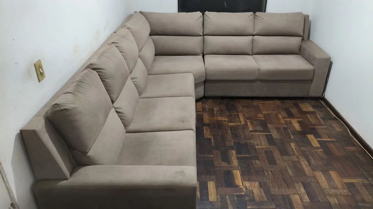 Sofá em L grande - Foto 2