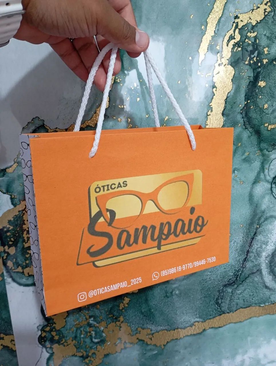 Sacolas personalizada óticas Sampaio ? - Foto 2