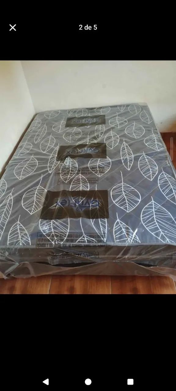 Cama box casal 6cm promoção  - Foto 5