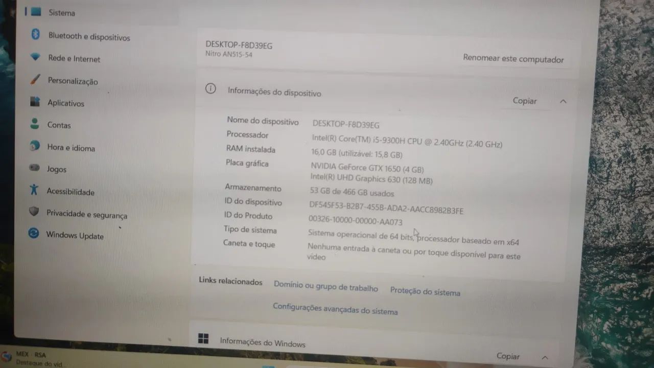 Notebook nitro - Foto 5