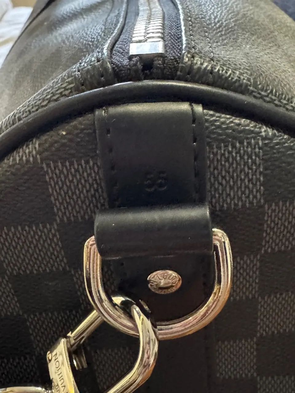 Mala Louis Vuitton Keepall 55 Damier Graphite - Foto 2
