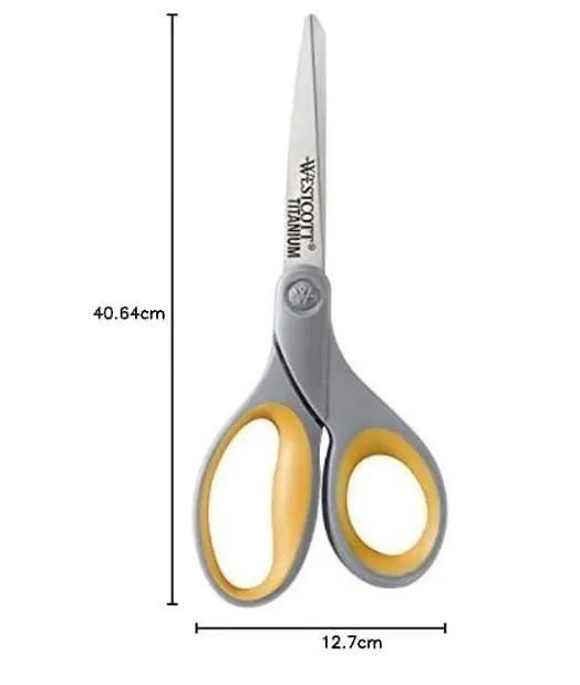 Kit com 4 Tesouras de Titânio Westcott (20 cm / 8 polegadas/Importada dos EUA) - Foto 3