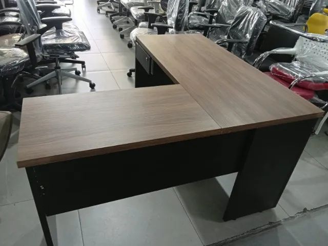 Mesa Em L Para Escritório Modelo Diretor - Foto 3