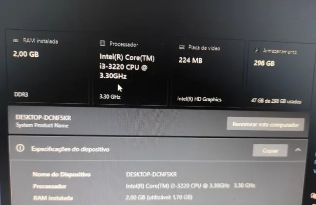 CPU pronto pra uso asua core i3 - Foto 3