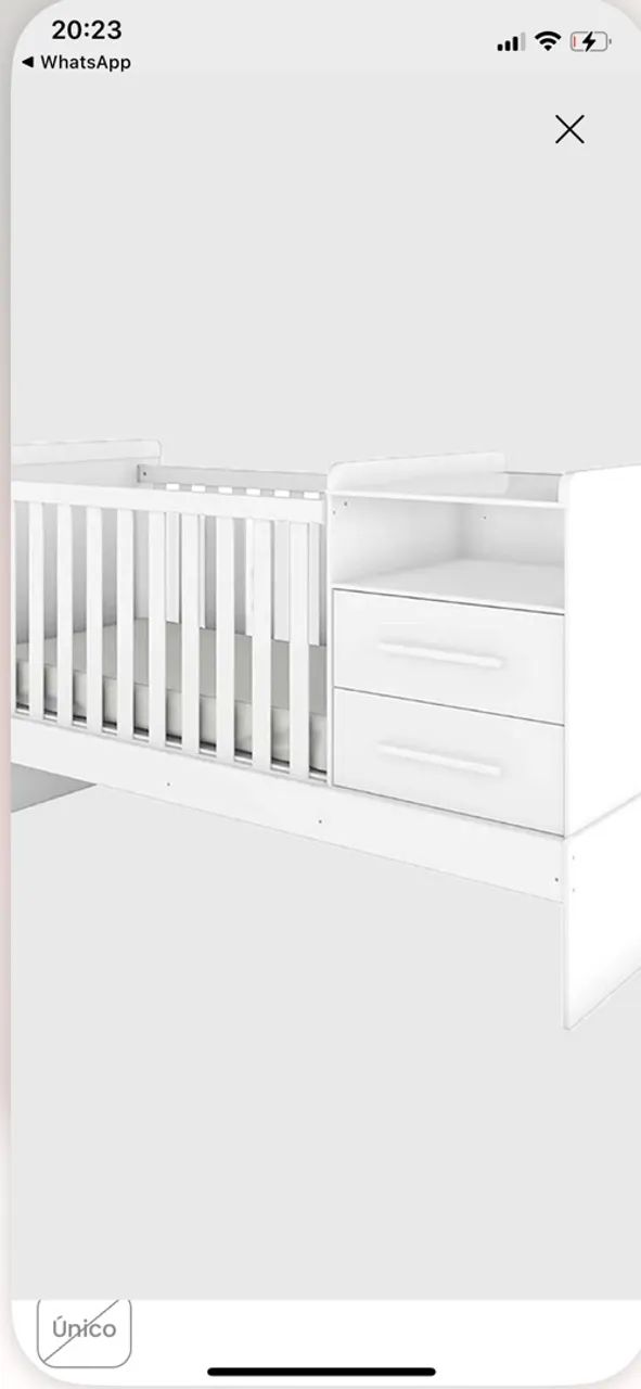 Berço multifuncional ( cama e armário independente) - Foto 5