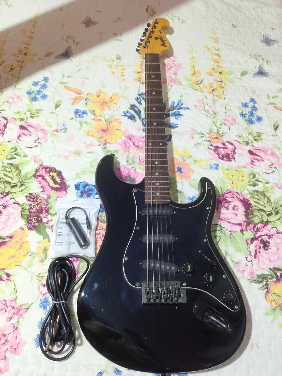 Guitarra+interface de áudio+cabo - Foto 2