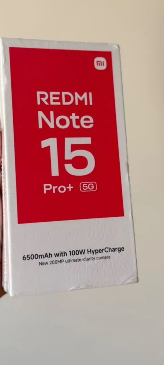 Redmi note 15Pro plus 512 Lacrado sem uso 